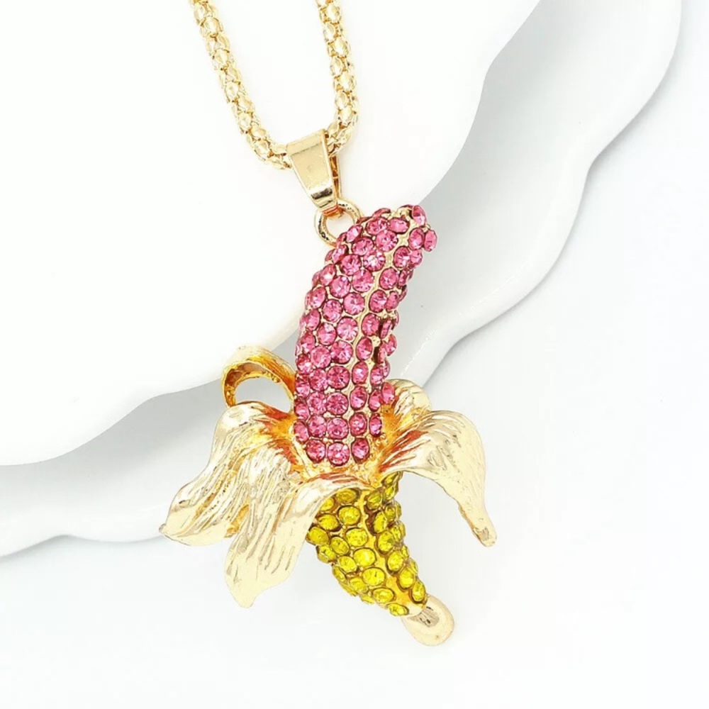 NWT BANANA NECKLACE